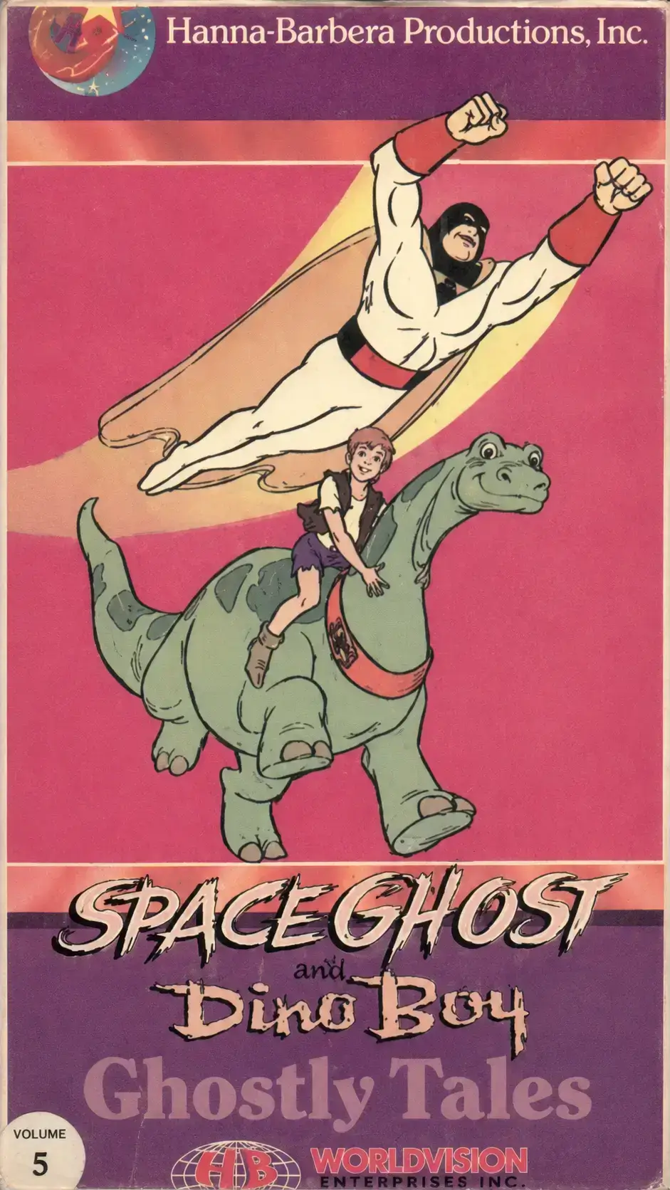 Space Ghost and Dino Boy vintage television artwork