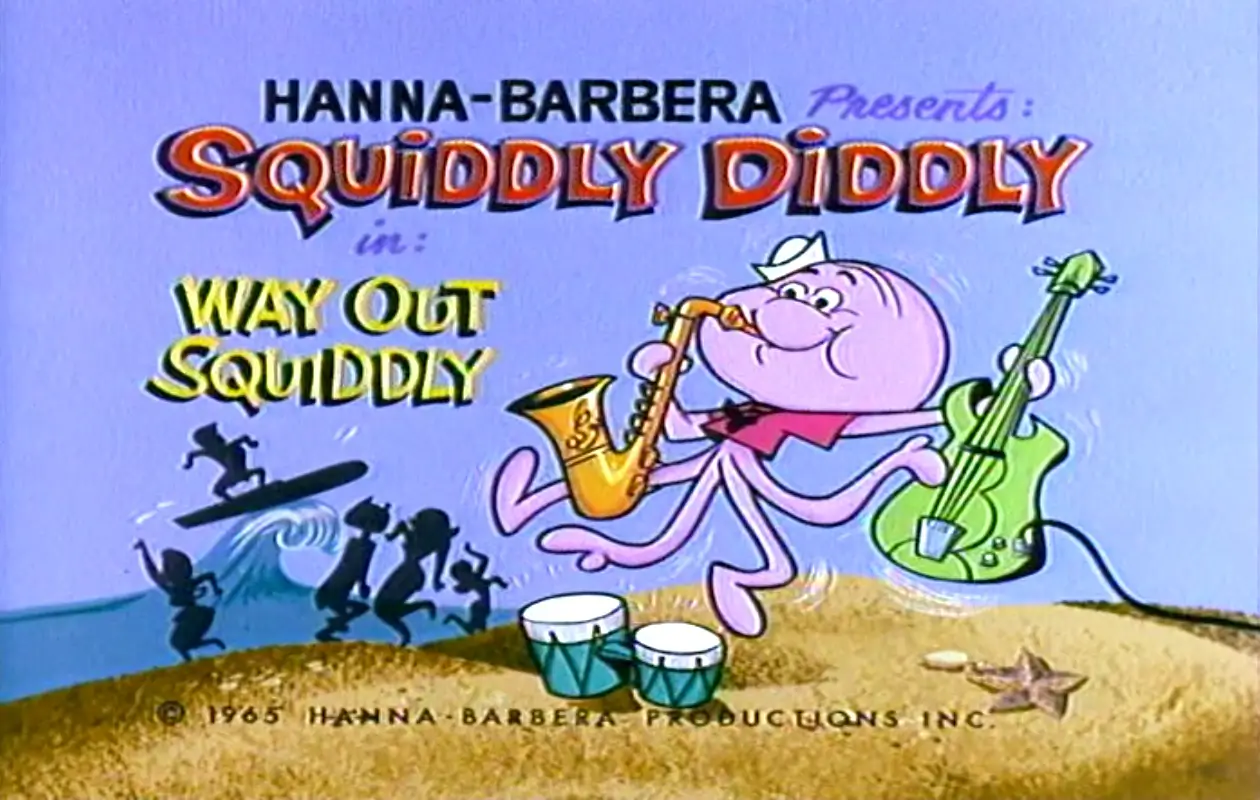 Squiddly Diddly 1965 Hanna-Barbera 60s cartoon octopus