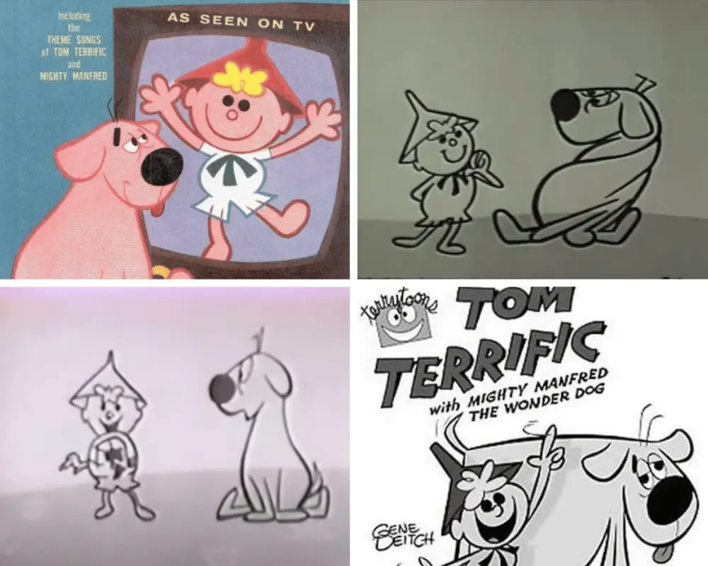 Tom Terrific 1957 Terrytoons Captain Kangaroo 50s cartoon