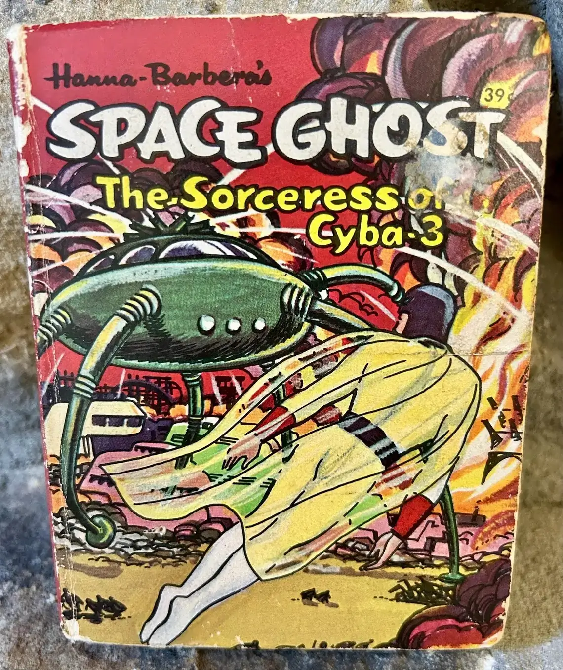 Vintage Space Ghost book from the original Hanna-Barbera superhero era