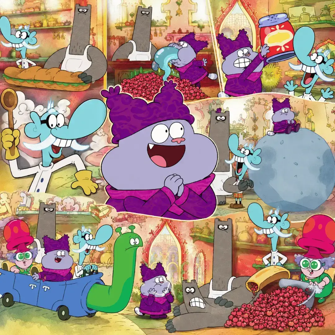 Chowder and other characters from the Cartoon Network series