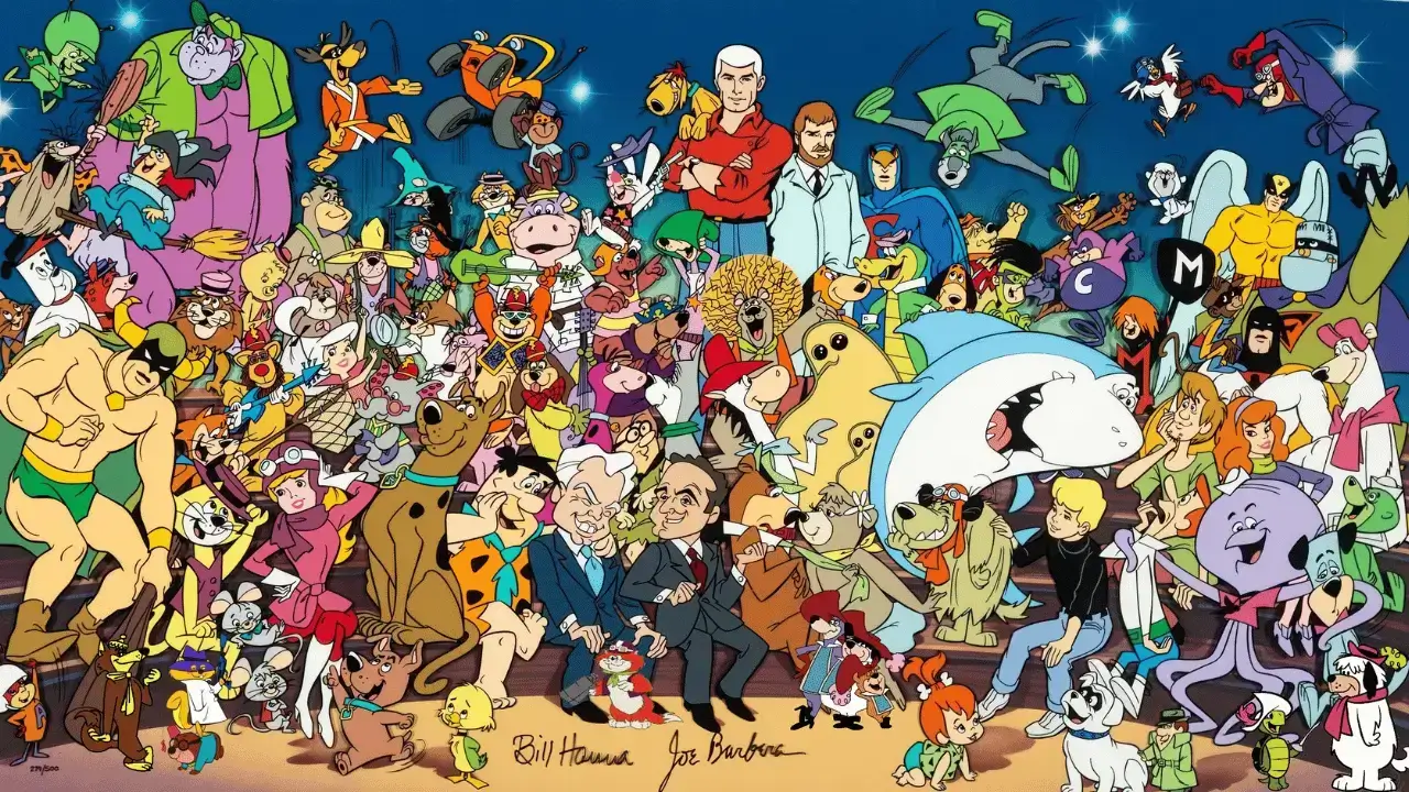 collection of Hanna-Barbera cartoon characters