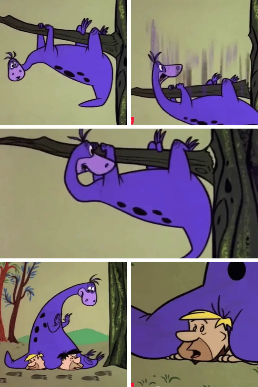 Dino talking in The Snorkasaurus Hunter
