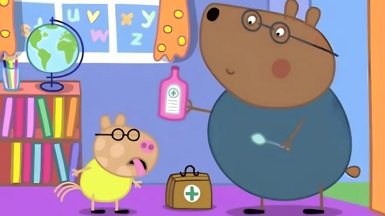 dr brown bear peppa pig episode