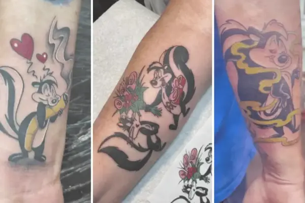 pepe le pew tattoo design ideas