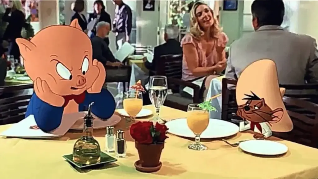 Porky Pig and Speedy Gonzales in Looney Tunes Back in Action