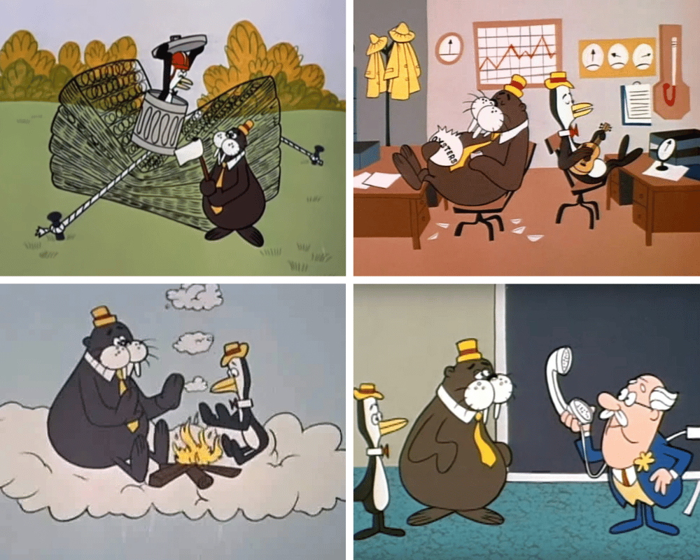 Tennessee Tuxedo and His Tales 1963 Total Television 60s cartoon