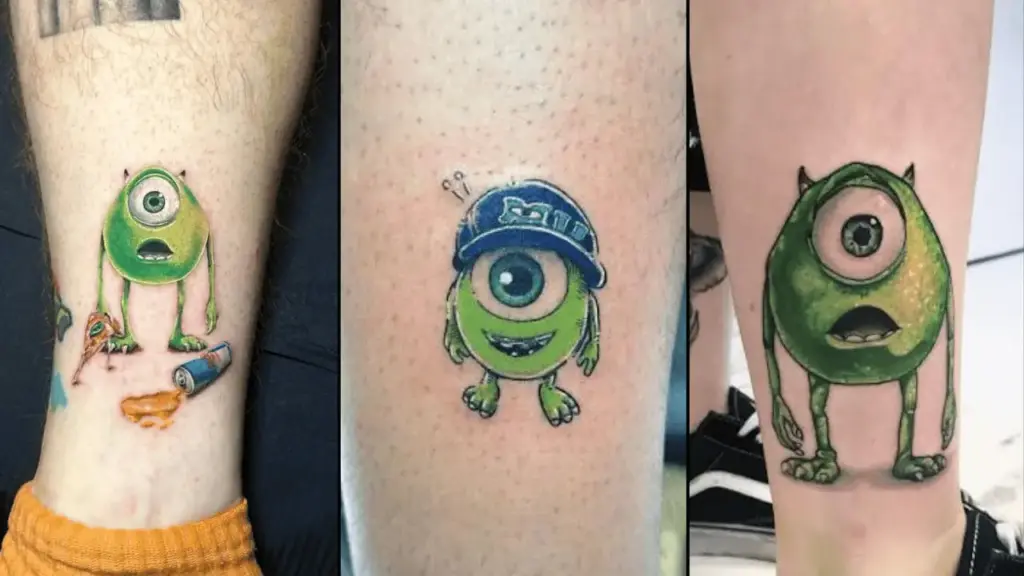 Mike Wazowski Tattoo Ideas