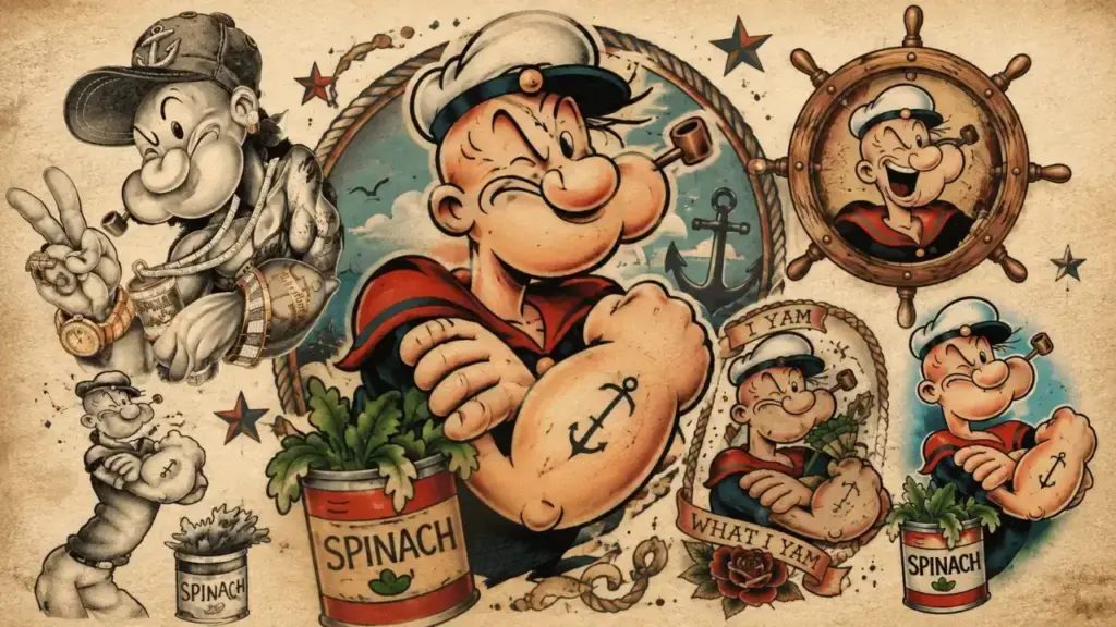 Popeye Tattoo Ideas