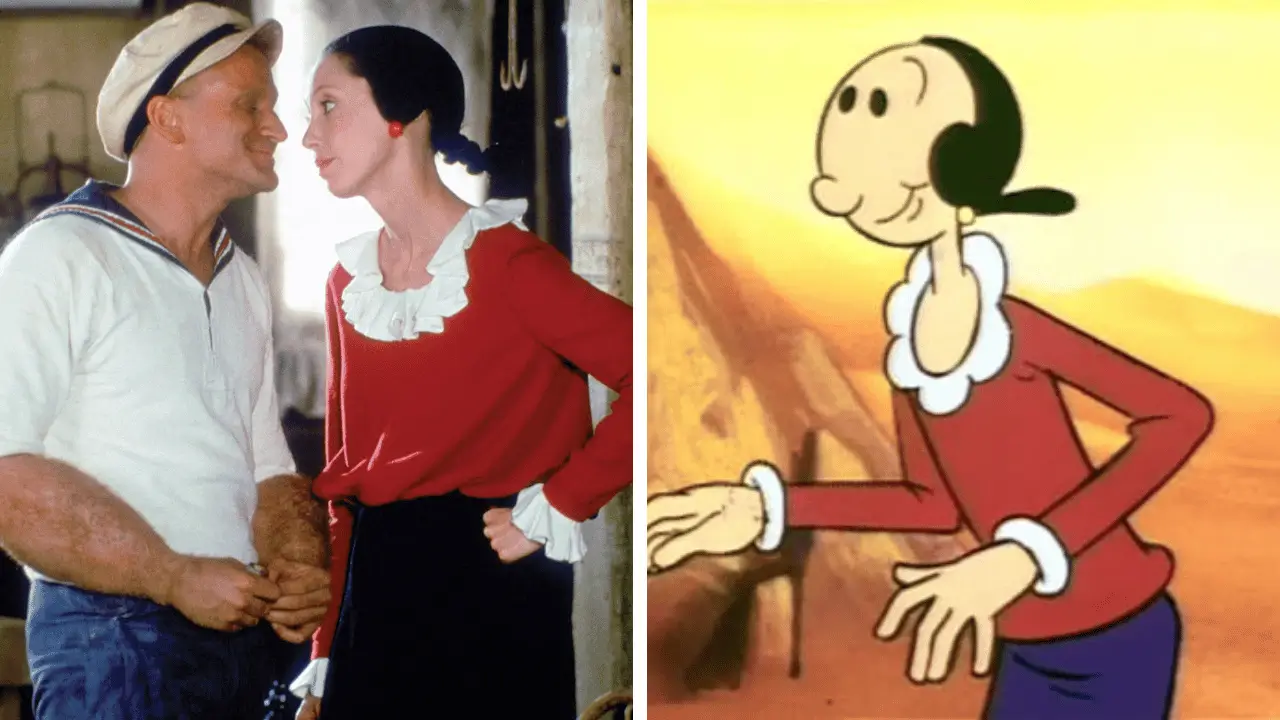 shelley duvall as olive oyl