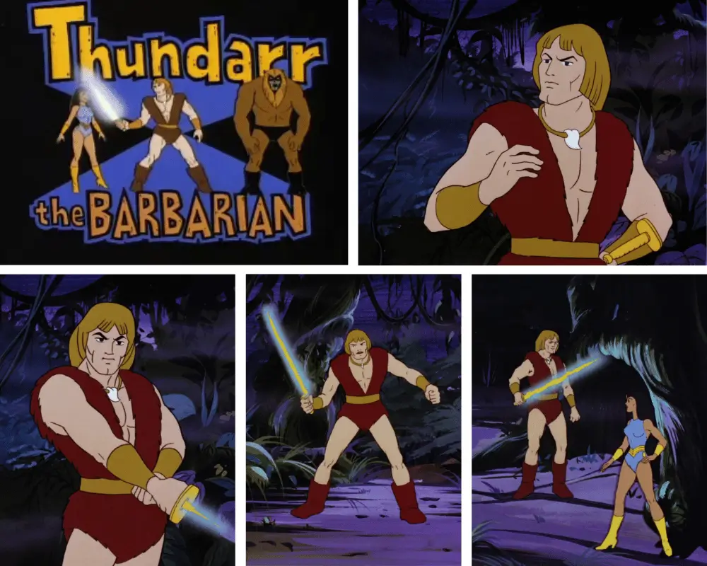 Thundarr the Barbarian in the original 1980 Ruby-Spears cartoon